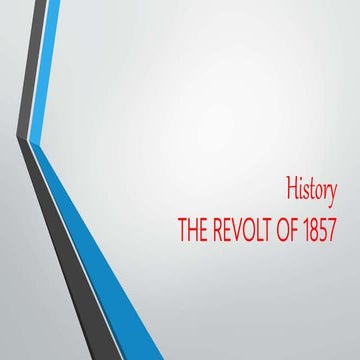 The Revolt of 1857