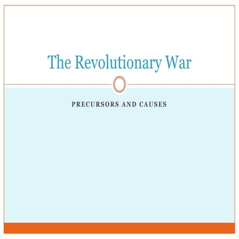 The Revolutionary War