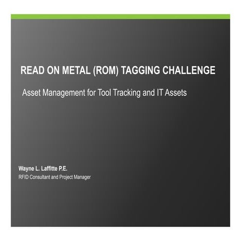 The rfid tagging_challenge