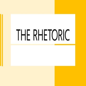 The Rhetoric | NurSyazreen