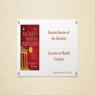 The Richest Man in Babylon