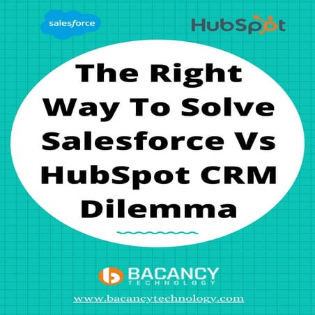 The right way to solve salesforce vs hub spot crm dilemma