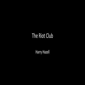 The riot club harry
