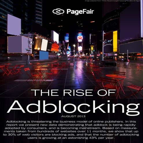The Rise of Adblocking