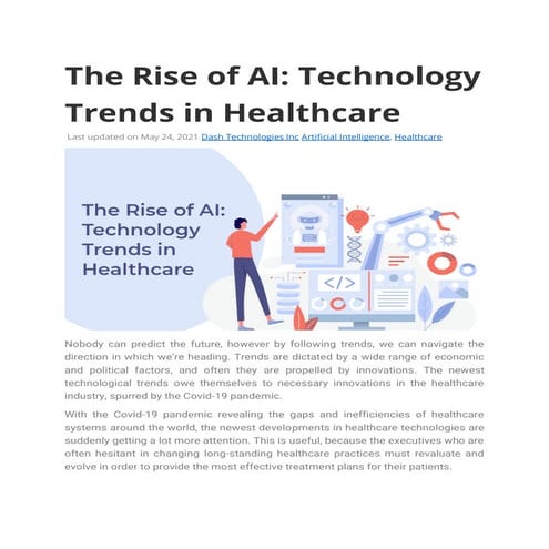 Healthcare Technology Trends in 2024 - The Future | PDF