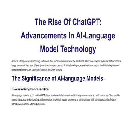 The Rise Of ChatGPT_ Advancements In AI-Language Model Technology.pdf