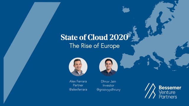 The Rise of Cloud in Europe from Bessemer Venture Partners