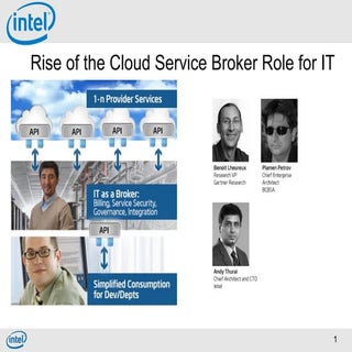 The Rise of Cloud Service Brokerage...