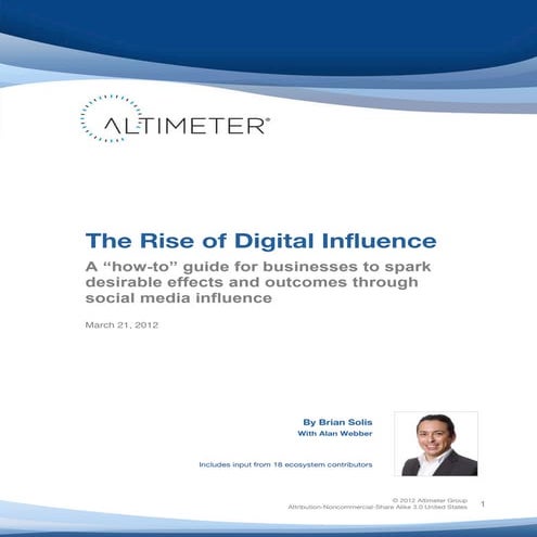 The Rise of Digital Influence