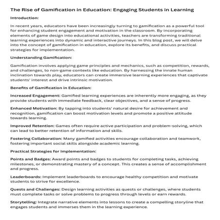 The Rise of Gamification in Education Engaging Students in Learning.pdf