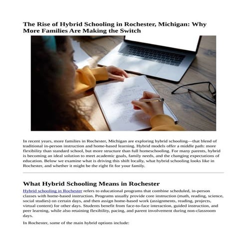 The Rise of Hybrid Schooling in Rochester, Michigan.pdf
