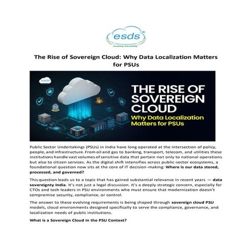 The Rise of Sovereign Cloud Why Data Localization Matters for PSUs.pdf