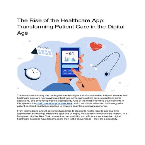 The Rise of the Healthcare App_ Transforming Patient Care in the ...
