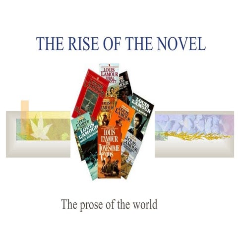 The Rise Of The Novel