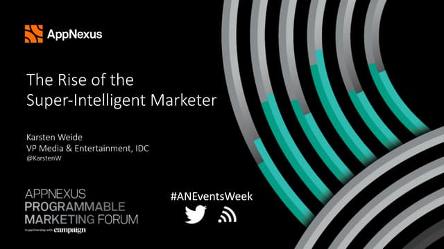 The Rise of the Super-Intelligent Marketer 
