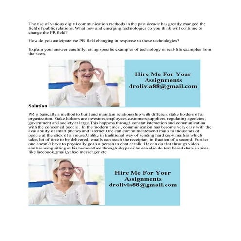 The rise of various digital communication methods in the past decade h.docx