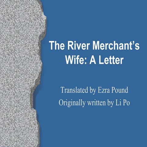 The river merchant's wife 001