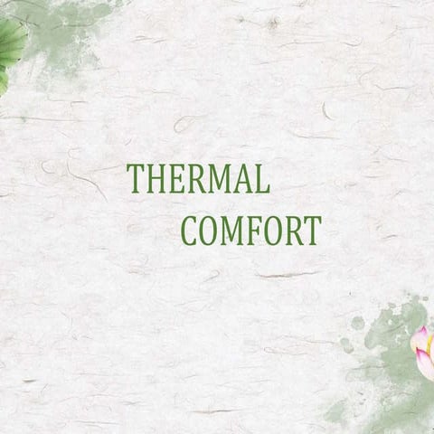 THERMAL COMFORT.pptx