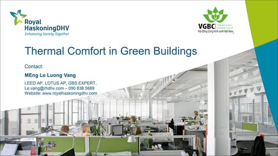 Beautiful view of Green Building Thermal Comfort Design