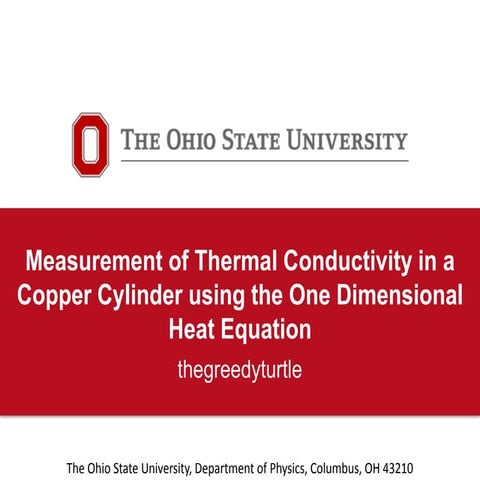 Thermal conductivity presentation