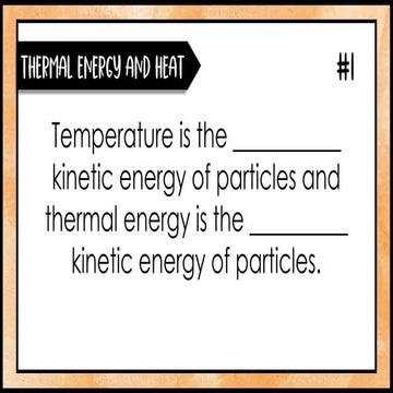 Understanding Heat Transfer and Thermal Energy Concepts in Science | PPTX