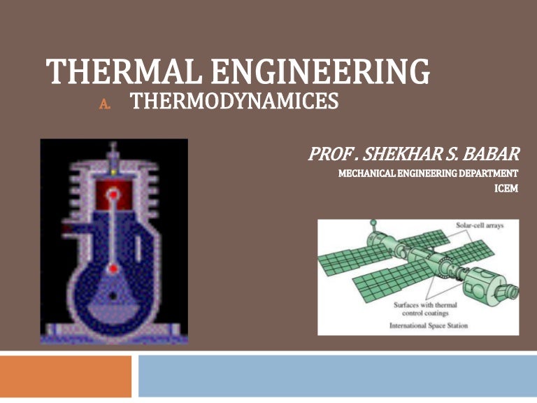 Thermal engineering om