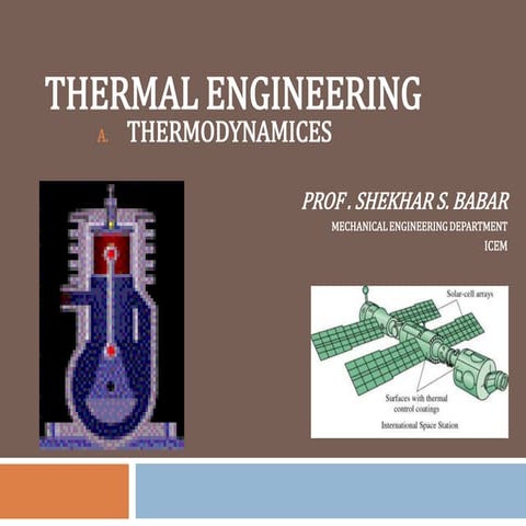 Thermal engineering  om