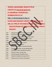 final year thermal engineering proj...
