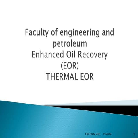 thermal enhanced oil recovery power point