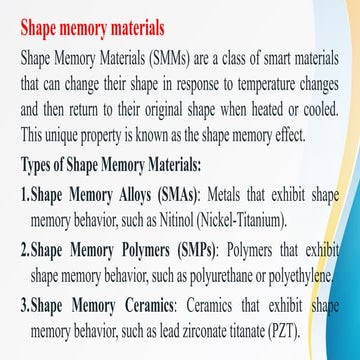 Thermally stimulated materials for understanding behaver of materials