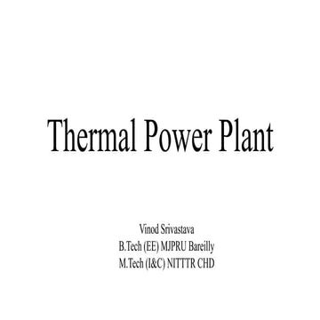 Thermal power plant