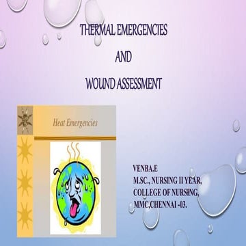THERMAL EMERGENCIES.POWER POINT PRESENTATION