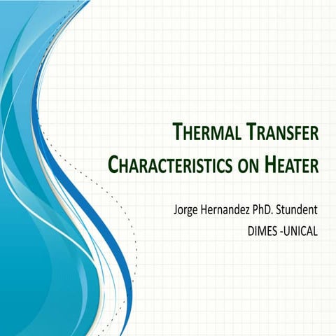 Thermal transfer Characteristics of TCM