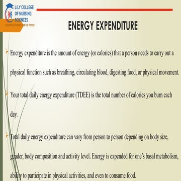 thermic effect of food GNS112.pptx slides topic nutrition and Dietetics