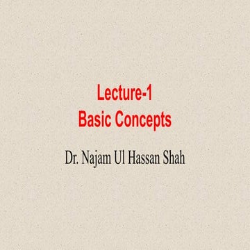 Thermo-1 Basic Concepts and Terminology of Thermodynamics