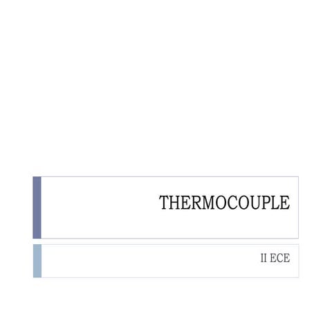 Thermocouple
