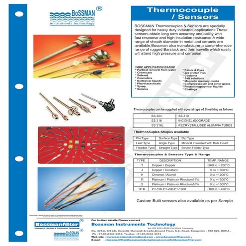 Pressure transmitter sensors | PDF