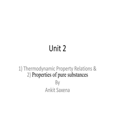 Thermodynamic property relations IP University Thermal science