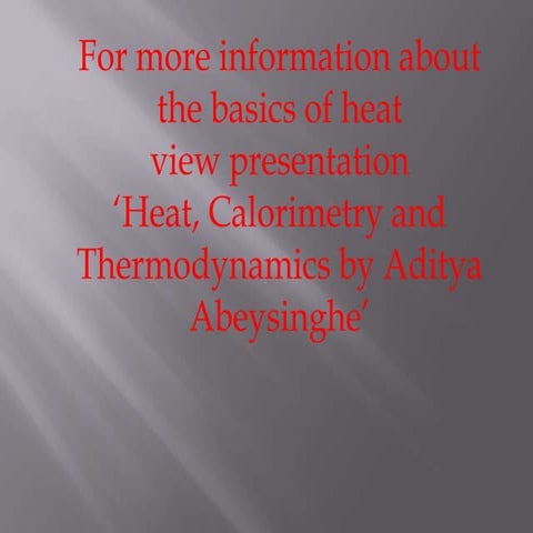 Thermodynamics
