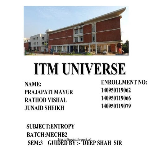 Thermodynamics(entropy)