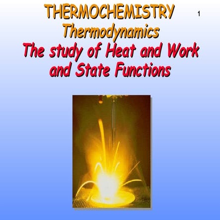 Chemical Thermodynamics 
