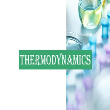 General Physics - Thermodynamics