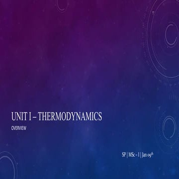 Thermodynamics - Differentials, Maxwell, Joule-Thomson.pptx