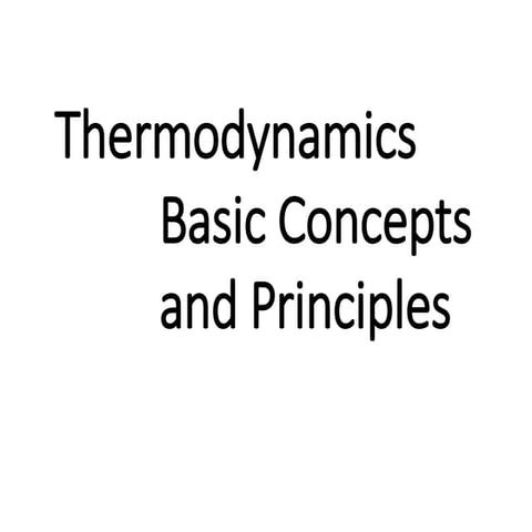 Thermodynamics Lecture 1 Pdf