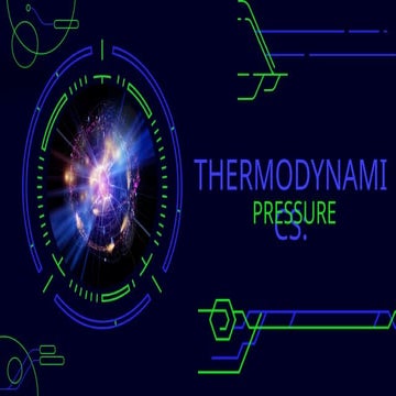 Thermodynamics 1 For Mechanical Engineering- Pressure