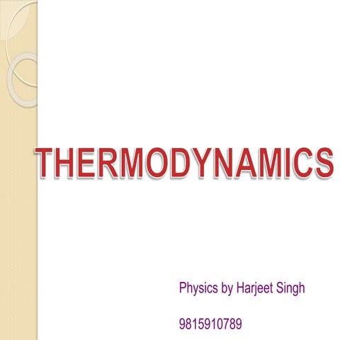 Thermodynamics 1