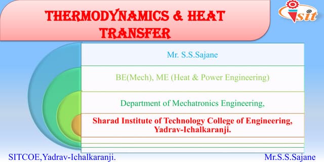 Thermodynamics & Heat Transfer - Chapter 2. Introduction to Gases & Gas