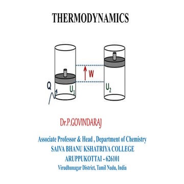 Thermodynamics i