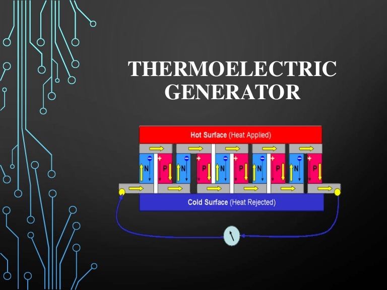 Thermo electric generator