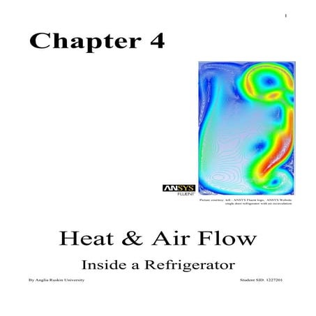 CFD & Thermofluids - Basics of Domestic refrigerator
